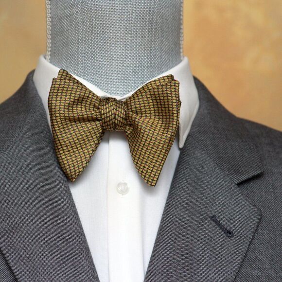 Men's Self-tied Bow Tie 100%Silk Big Butterfly S656 Gift Box - Picture 14 of 16